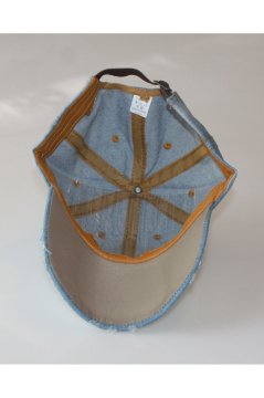 Kadın Taşlı Kot Şapka Pullu Kep Kilitli Gabardin Kep Mavi