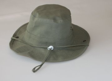 Unisex Yazlık Katlanabilir Safari Fötr Şapkası Keten Haki STANDART