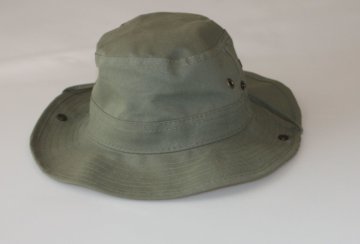 Unisex Yazlık Katlanabilir Safari Fötr Şapkası Keten Haki STANDART